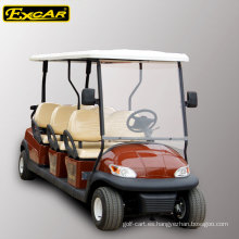 Carrito de golf eléctrico de 6 asientos 48V para la venta, coche eléctrico legal de la calle, coche de turismo eléctrico